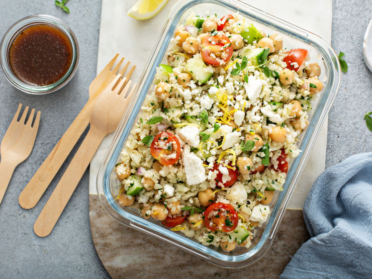 Blumenkohlreis Salat
